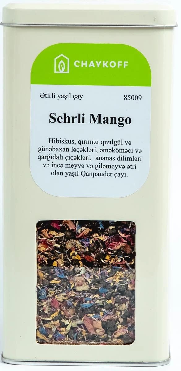 Sehrli mango ətirli yaşıl çay (100 qr)