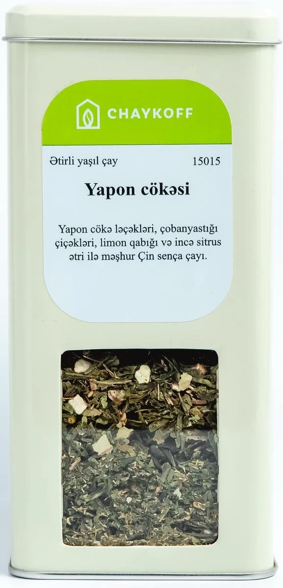 Yapon cokəsi ətirli yaşıl çay (100 qr)