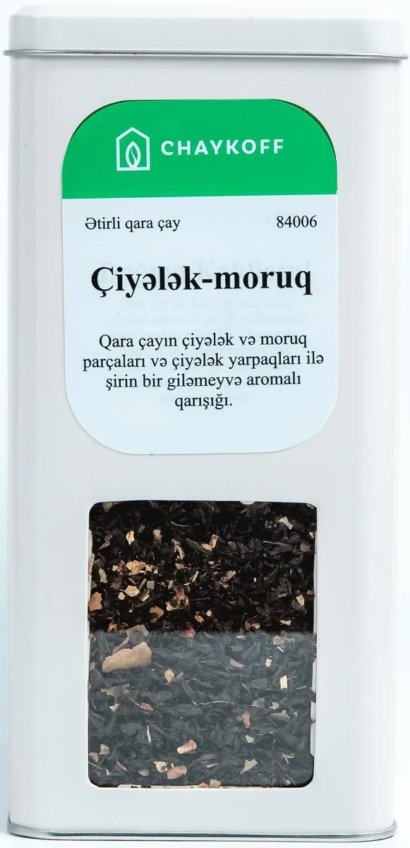 Çiyələk - Moruq ətirli qara çay (250 qr)